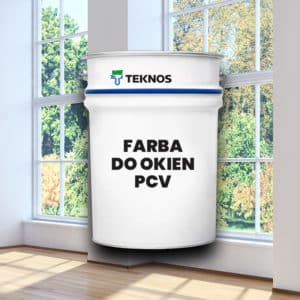 Zestaw do malowania okien PCV, bram garażowych segmentowych, przyczep kempingowych TEKNOS