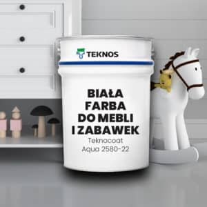 Farba nawierzchniowa półmatowa drzwi, meble, zabawki TEKNOCOAT AQUA 2580-22 TEKNOS