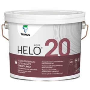 Wodorozcieńczalny lakier jednoskładnikowy poliuretanowy stoły, schody, meble HELO AQUA 20 TEKNOS