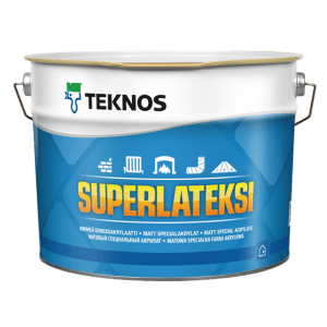 SUPERLATEKSI Matowa farba do specjalnego zastosowania PCV, grzejniki, MDF TEKNOS