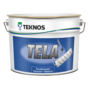 Czarna farba sufitowa - TELA TAUSTAMUSTA TEKNOS