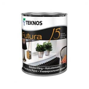 Farba rozpuszczalnikowa do mebli, drzwi, Futura 15 TEKNOS