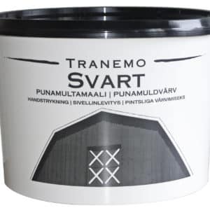 TRANEMO SVART SZWEDZKA FARBA DO ELEWACJI DREWNIANYCH CZARNA TEKNOS