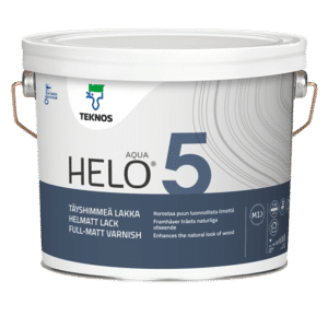 Wodorozcieńczalny lakier jednoskładnikowy poliuretanowy stoły, schody, meble HELO AQUA 5 TEKNOS