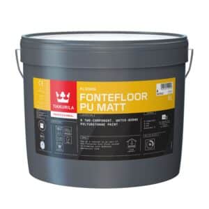 Dwuskładnikowy, poliuretanowy, matowy lakier kryjący do posadzek Fontefloor PU Matt TIKKURILA